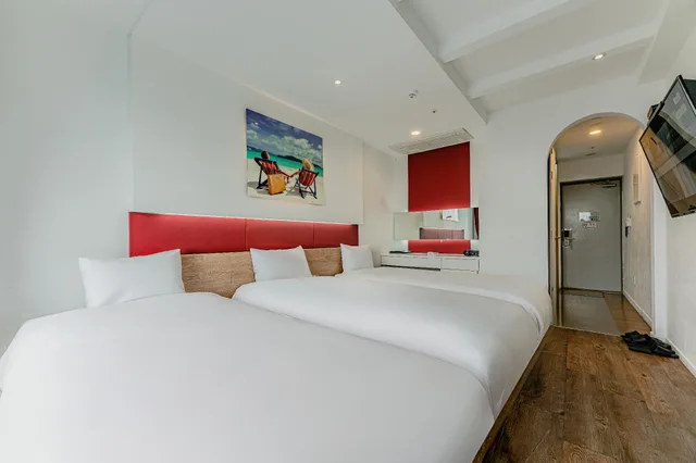 غرفة ثلاثية، Hamdeok Beach Stay Jeju 1/3