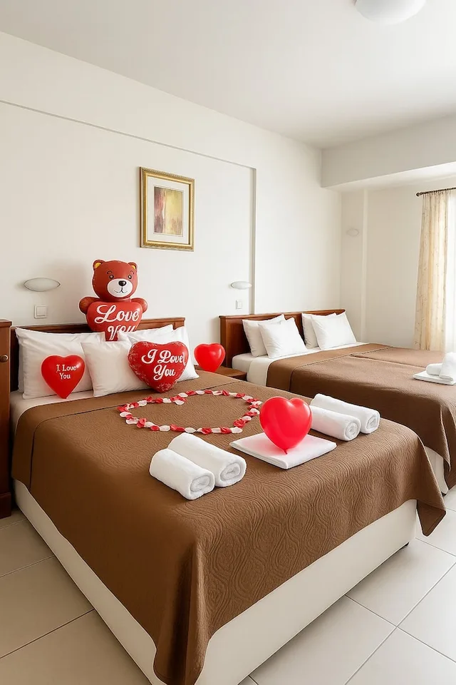 غرفة رباعية بسرير مزدوج وسريرين منفصلين، Hotel Vizantio 2/7