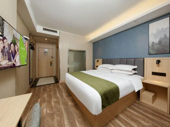 غرفة بسرير كوين، GreenTree Inn Changzhou Henlin Town Zhongtian Express Hotel 1/2