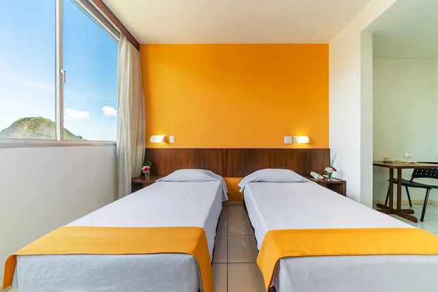 غرفة بسريرين منفصلين، Alice Vitoria Hotel 3/4