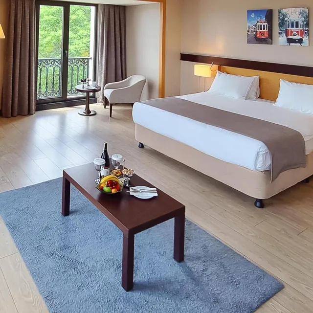 غرفة ديلوكس بسرير مزدوج بإطلالة جزئية على البحر، Port Bosphorus Hotel 2/5