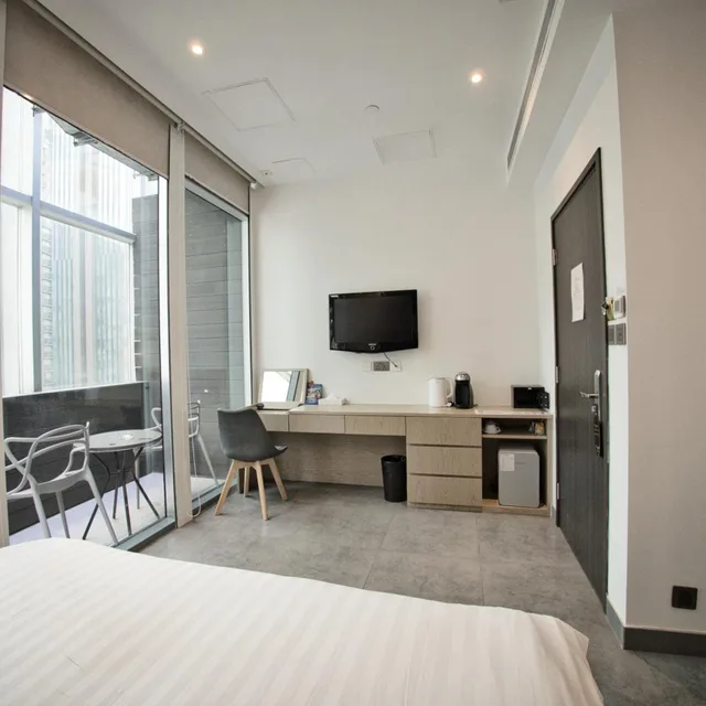 غرفة ديلوكس بسرير مزدوج أو سريرين منفصلين بشرفة، WiFi Boutique Hotel 8/10
