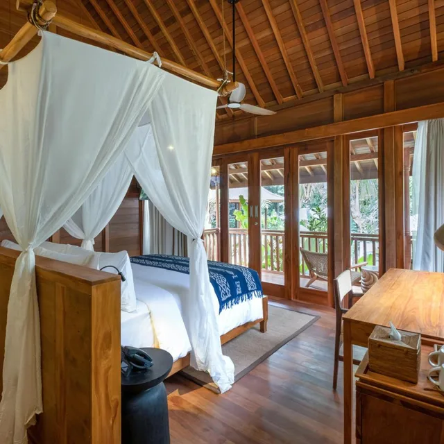 Wooden, House, Bathtub، Bhuwana Ubud Hotel 3/10