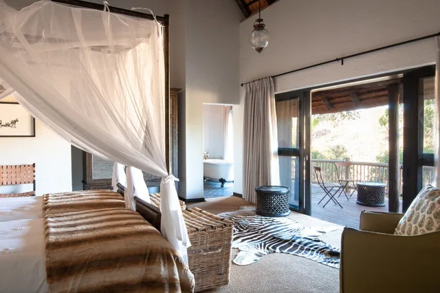 فيلا فاخرة بسريرين كينج بـ3 غرف نوم في الطابق الأرضي، Jock Safari Lodge 1/2