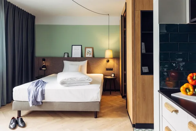 استوديو بسرير كوين، Harry's Home Berlin - Moabit Hotel & Apartments 2/10