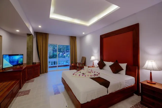 جناح بسرير كينج بإطلالة على النهر، Shadow Angkor Residence 3/7