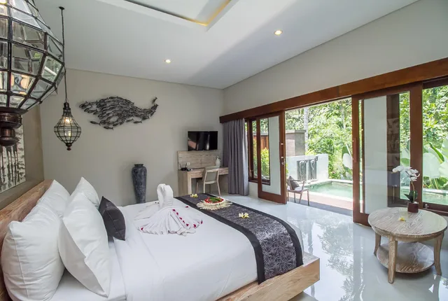 فيلا ديلوكس بغرفة نوم واحدة بمسبح خاص، Ubud Hills Villas and Resort 1/1
