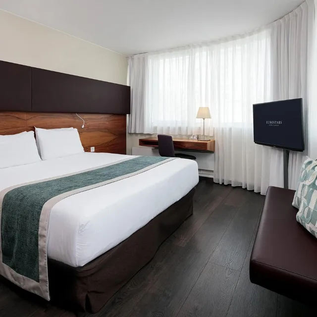 غرفة بانورامية بسرير كينج بإطلالة، Eurostars Embassy 3/10