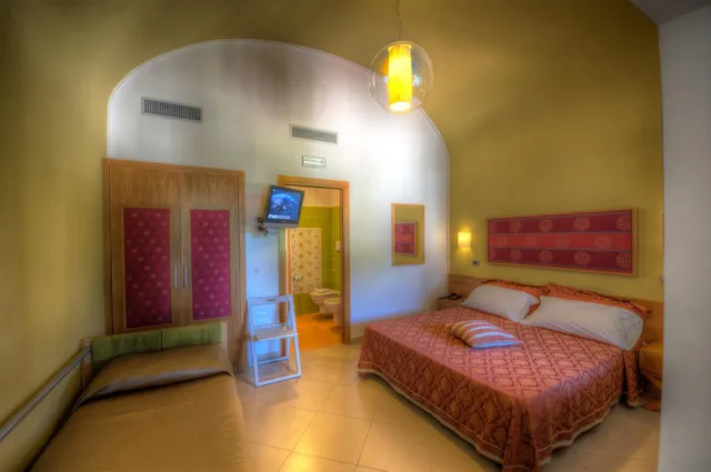 غرفة عائلية في الملحق، Hotel Zeus Pompei 5/8