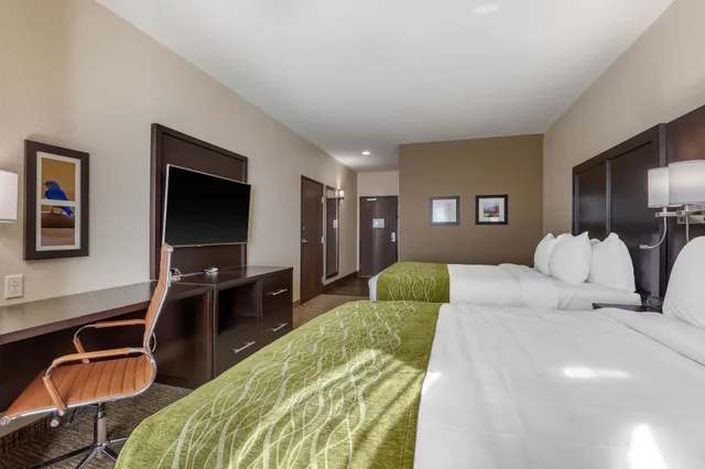 غرفة كبيرة بسريرين كوين، Comfort Inn & Suites Cedar Rapids Cid Eastern Iowa Airport 4/5