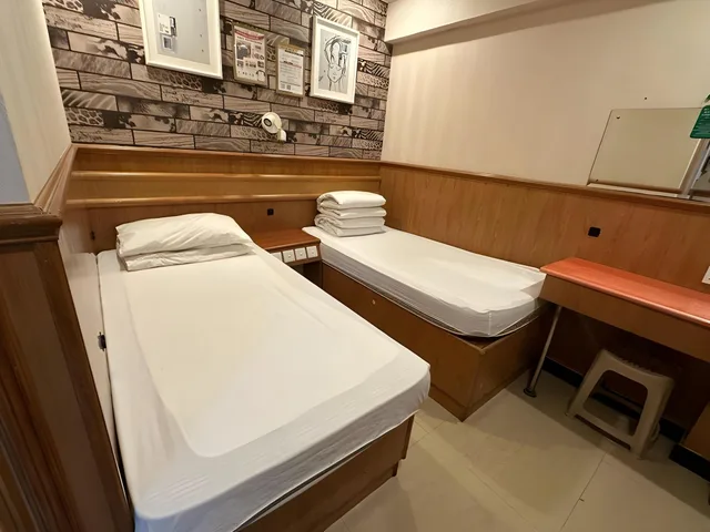 غرفة أساسية بسريرين مزدوجين، HK Peaceful Guesthouse 1/1