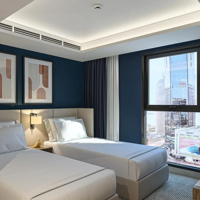 جناح بغرفتي نوم، Voco Doha West Bay Suites 1/9
