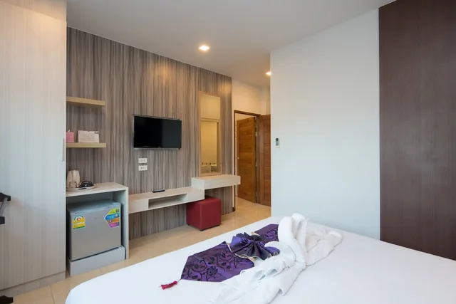 غرفة متصلة بسريرين كوين، Baan Thai Beach Side Residence 6/8