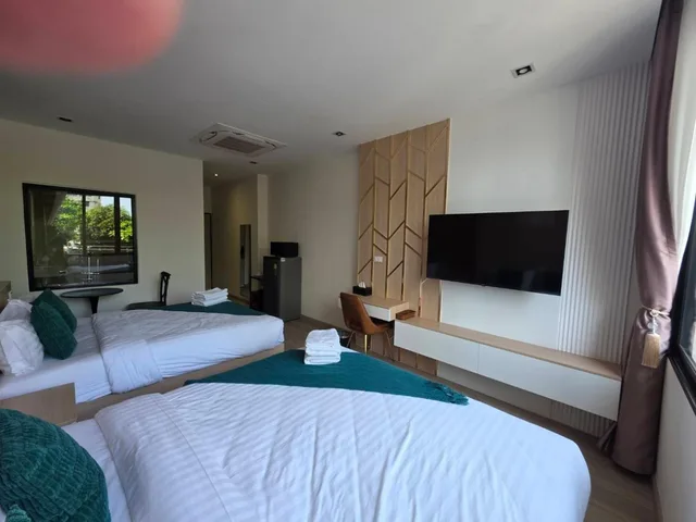 غرفة ديلوكس بسرير مزدوج أو سريرين منفصلين بإطلالة على المدينة، Diff Apartel Banglamphu 1/5