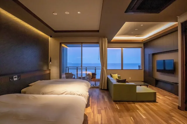 Sky, Rainbow, 2 Double Beds، Amane Resort Seikai 1/1
