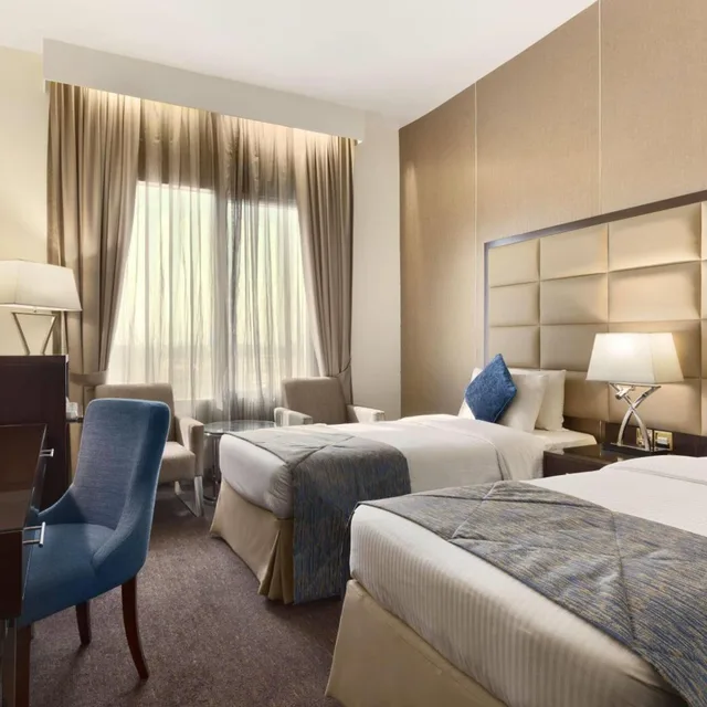 غرفة ديلوكس بسرير فردي، Howard Johnson by Wyndham Bur Dubai 3/3