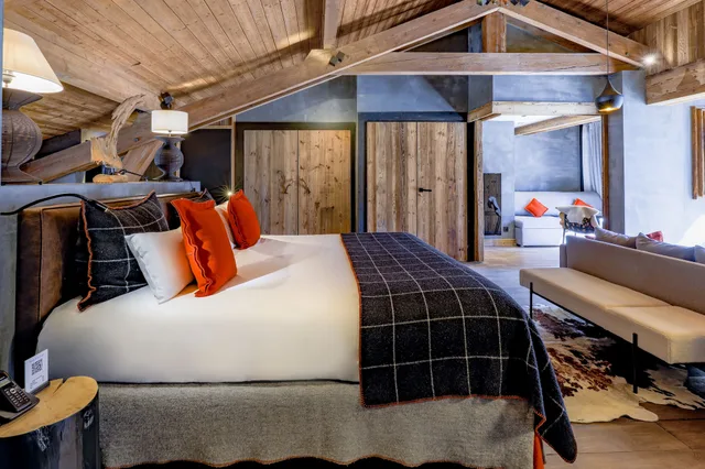 جناح بسرير كوين مع أريكة، Le M de Megeve 8/10