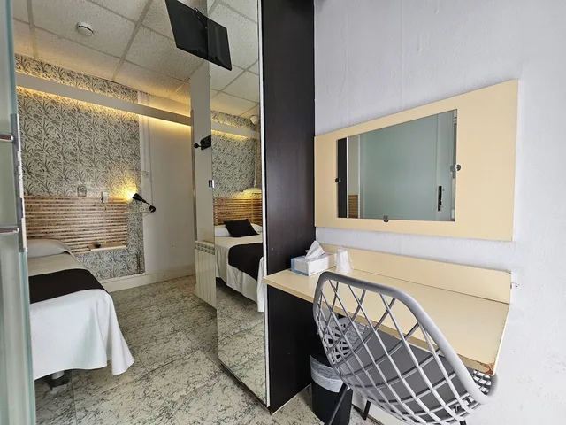 غرفة خارجية مفردة بسرير فردي بحمام خاص، Hotel Palermo 5/6