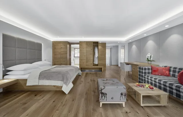 جناح جونيور بسرير كينج، SCHWARZER ADLER WELLNESS HOTEL 1/3