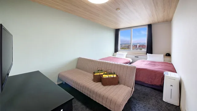 غرفة بسريرين منفصلين، Aso Gogaku Hotel 2/3