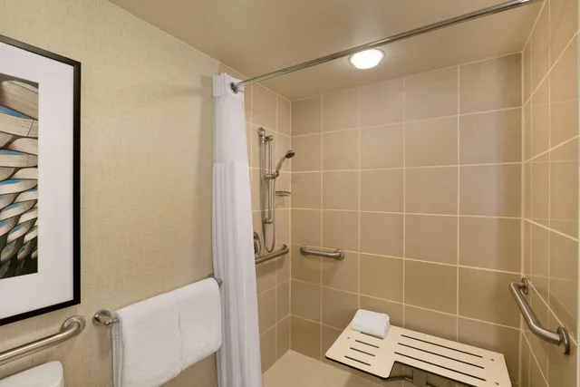 جناح بسرير كينج بغرفة نوم واحدة مع أريكة لذوي الإعاقة، Hilton Chicago Magnificent Mile Suites 3/3