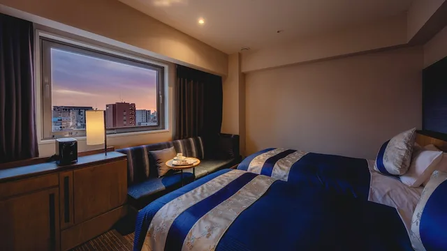 غرفة بريميوم بسريرين منفصلين، Hotel Gracery Osaka Namba 3/4
