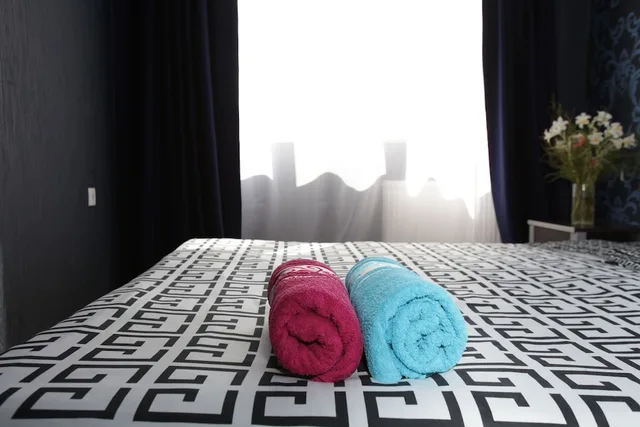 شقة ديلوكس بسرير كوين وسريرين منفصلين بإطلالة على المدينة بغرفتي نوم بمطبخ، Mia B&B Tbilisi 4/8