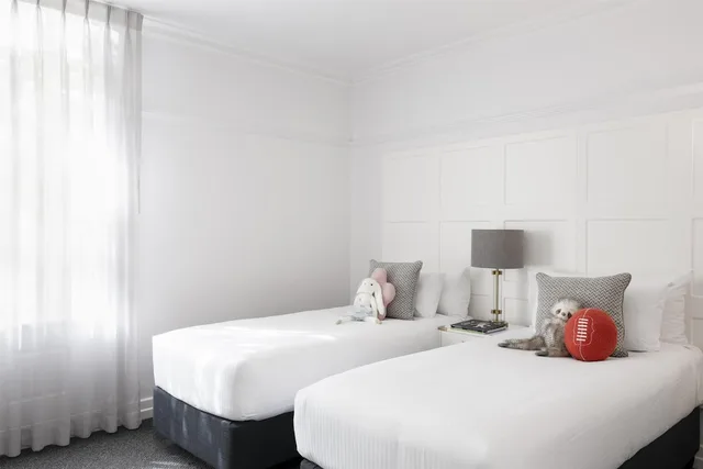 غرفة بسريرين منفصلين، Adina Apartment Hotel Brisbane Anzac Square 1/10