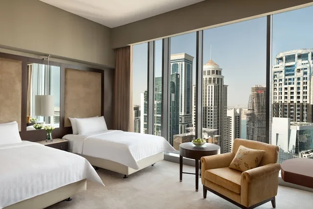غرفة تنفيذية بسريرين منفصلين، Jw Marriott Marquis City Center 2/4