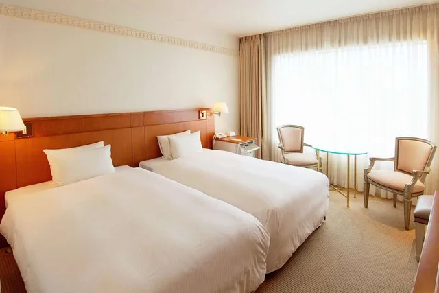 غرفة قياسية بسريرين منفصلين بحوض استحمام، The Global View Nagasaki Ex the Hotel Nagasaki 1/2