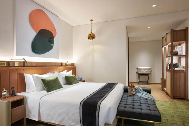 غرفة تنفيذية بسرير كوين، Citadines Connect City Centre Singapore 2/2