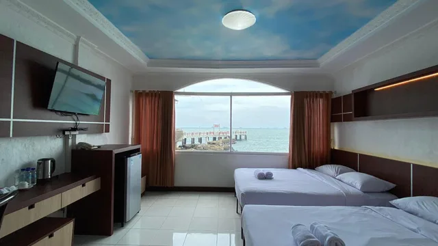 غرفة عائلية بإطلالة على البحر، Allisa Resort Hotel 1/10