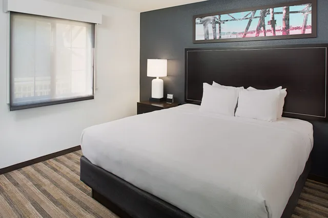 غرفة بسرير كوين بغرفة نوم واحدة بحوض استحمام لذوي الإعاقة، HYATT house Dallas/Las Colinas 1/3