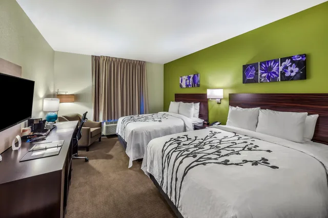 غرفة بسريرين كوين لذوي الإعاقة، Sleep Inn and Suites Fort Worth Fossil Creek 3/6