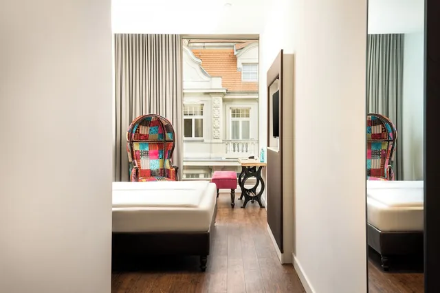 غرفة قياسية بسريرين منفصلين، elaya hotel leipzig city center 10/10