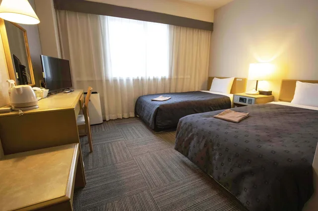 Room, Twin Beds, Smoking, Court Hotel Mito 3/7