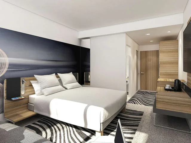 غرفة عائلية بسرير مزدوج مع أريكة، NOVOTEL EDINBURGH CENTRE 3/6
