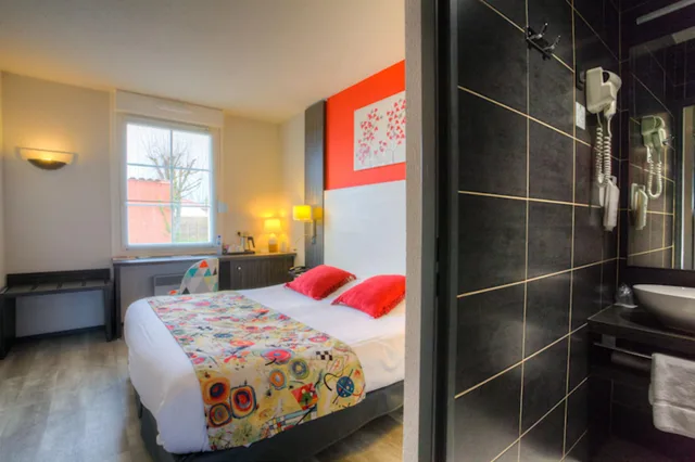 غرفة حصرية بسرير مزدوج، Hotel Le Pillebois 5/10