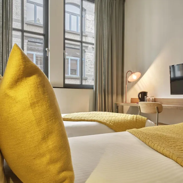 غرفة بسريرين منفصلين، Hotel Aqua by HappyCulture 9/10