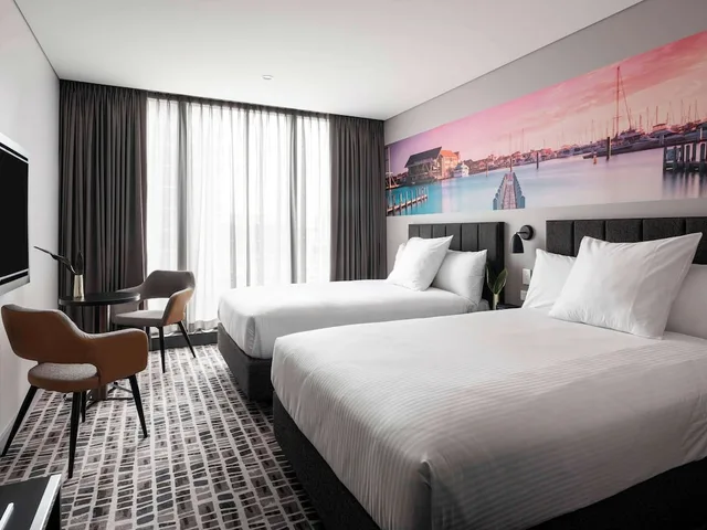 غرفة ديلوكس بسريرين مزدوجين، Novotel Perth Murray Street 2/10