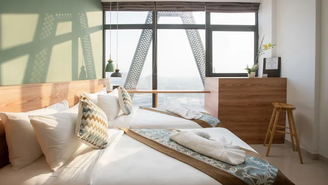 1 Bedroom, Landmark, 2 Double Beds, River View، The Snowbell Hotel 1/2