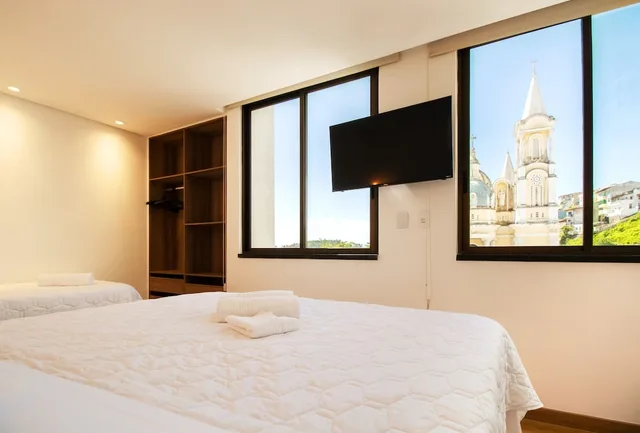 جناح بسريرين منفصلين، Ilheus Praia Hotel 1/5