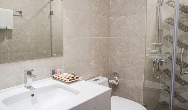 استوديو بسرير كوين، Aspaces Serviced Apartment 4/5