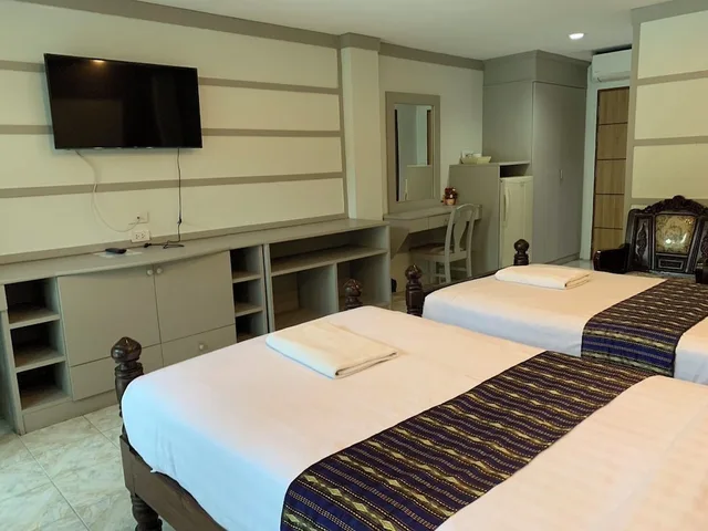 غرفة سوبيريور بسريرين منفصلين بإطلالة على المسبح، Blue Garden Resort Pattaya 5/9