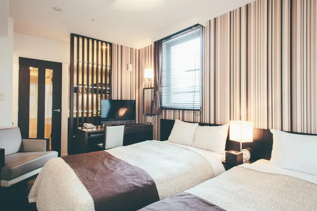 غرفة بسريرين منفصلين، Kuretake Inn Premium Hamamatsucho 4/7