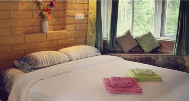 غرفة سوبيريور بسرير كوين بإطلالة على النهر بشرفة، Baandin Chiewlarn Resort 2/6