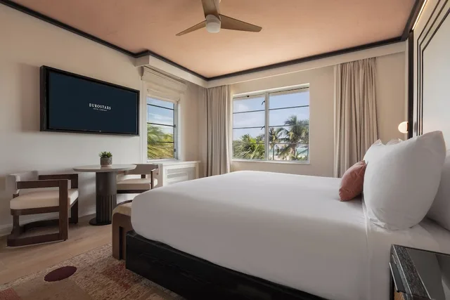 غرفة بريميوم مفردة بسرير كوين بإطلالة جزئية على البحر، Eurostars Winter Haven 3/7