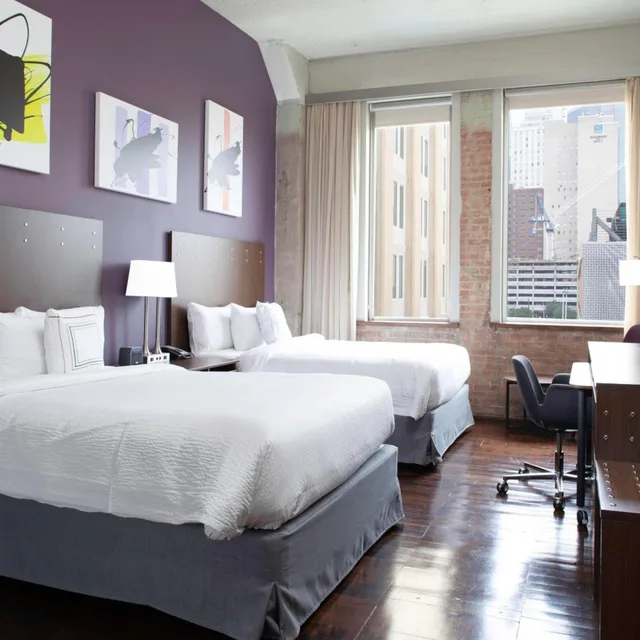 غرفة بسريرين كوين، Fairfield Inn And Suites Dallas Downtown 10/12