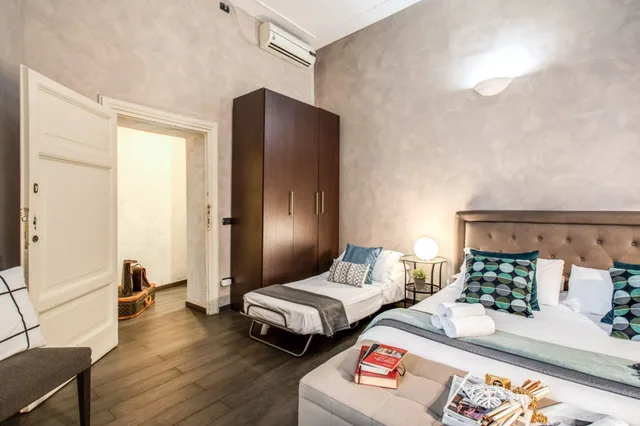 غرفة رباعية بسرير مزدوج وسريرين منفصلين، La Residenza Dell Angelo 1/7