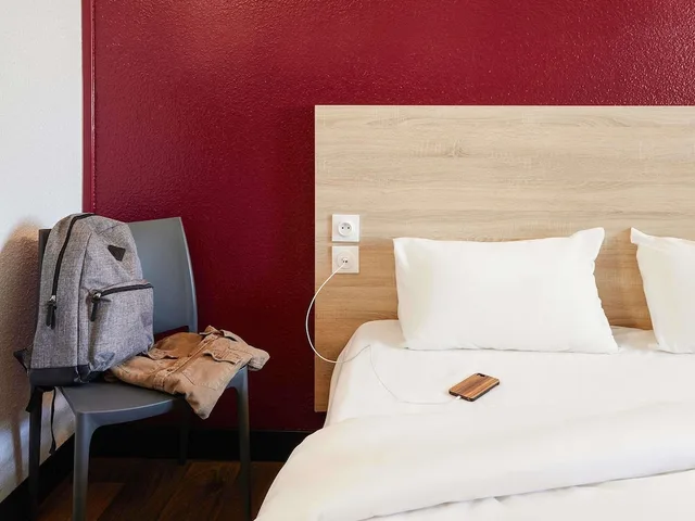 Tande, Double Bed, Shared Bathroom، hotelF1 La Rochelle Angoulins 6/7
